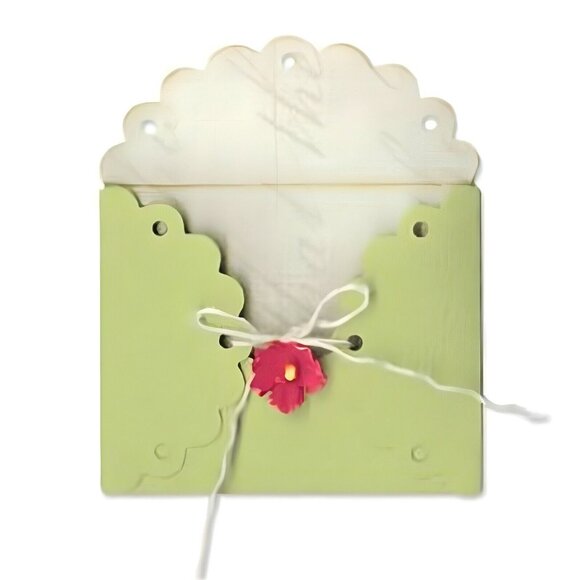 Sizzix Bigz Die Envelope, Scallop Lace #657107 Wedding Escort Place Card Favor - Picture 2 of 6